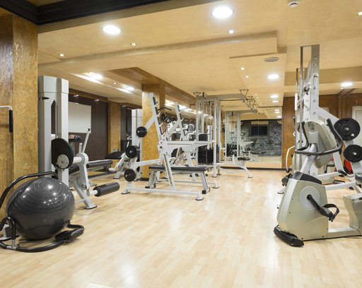 Interior of a modern gym